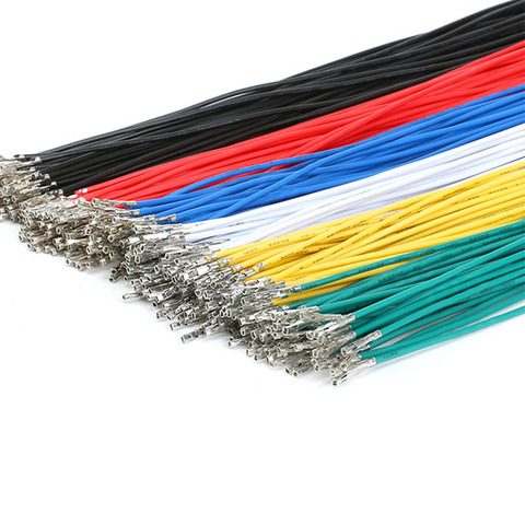 50pcs/lot 2.54 Dupont Cable Jumper Wire Single Head Spring Electronic Wire Female Dupont Line 25cm 1P ► Photo 1/4
