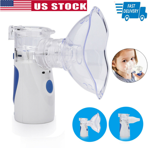 Handheld Portable Nebulizer Medical Humidifier Inhaler Silent Atomization Fine Particles Asthma nebulizador Health Care adulto ► Photo 1/6