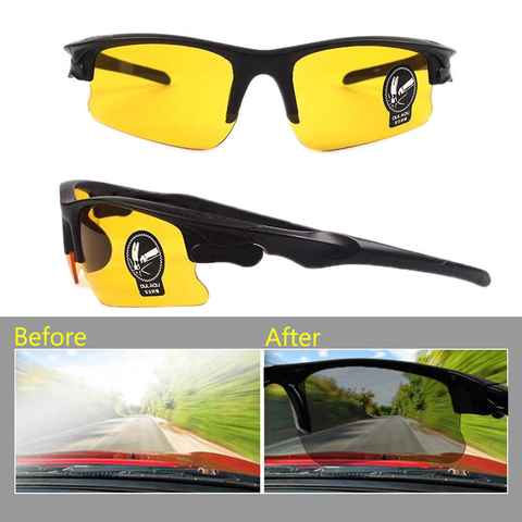 High Qualit Anti-Glare Night Vision Glasses Protective Gears Day Night Vision Driver's Eyewear Sunglasses Goggles Car Accessries ► Photo 1/6