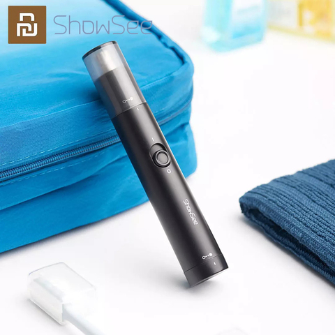 Buy Online Mijia Original Showsee Portable Electric Nose Hair Trimmer Mini Ear Nose Hair Shaver Hair Clipper Removable Washable Safe Cleane Alitools