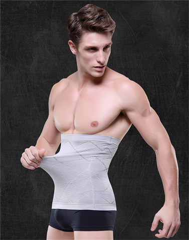 2022 Men New arrival Breathable Slimming Belt Abdominal Lumbar Support Brace Waist Slimmer Tummy Trimmer Body Shaper Sports ► Photo 1/6