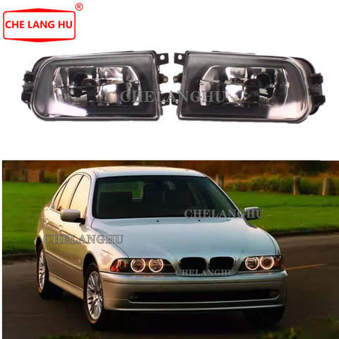 Car Light Fog Light Fog Lamp No Bulbs For BMW 5 Series E39 1995 1996 1997 1998 1999 2000 520 525 523 530 525li 535 523li ► Photo 1/6