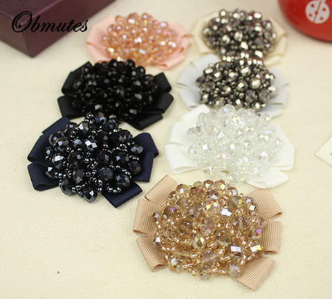 Fashion DIY Shoe Accessories Decoration for Women High Heels Bow Beading Shoe Clips Decoration Jewelry Charms Pair ► Photo 1/4