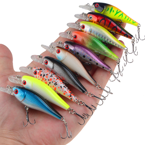 POETRYYI 2022 minnow fishing lure 65mm 4.8g saltwater abs head bait floating Top Water minnow lure sea feed bait pesca leurre ► Photo 1/6