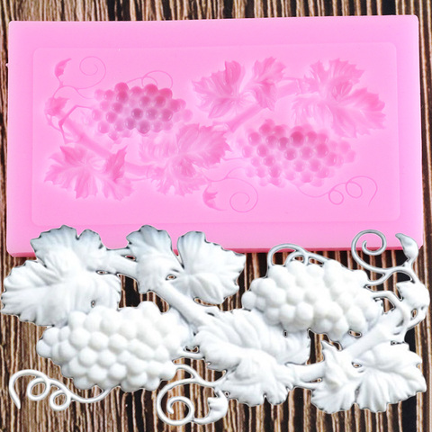 Sugarcraft Grape Silicone Mold DIY Relief Cake Border Fondant Mold Cake Decorating Tools Candy Clay Chocolate Gumpaste Molds ► Photo 1/6