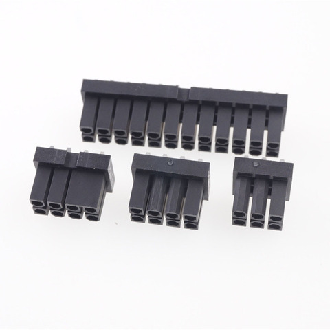 5Pcs 4.2 mm 6 8 24 PIN PCB Socket Female Header computer PCEI PCI-E GPU CPU EPS ATX PSC Wave Soder Through Hole Power Connector ► Photo 1/5