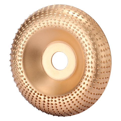 Wood Angle Grinding Wheel Sanding Carving Rotary Tool Abrasive Disc 16mm Bore Shaping For Angle Grinder Tungsten Carbide Coating ► Photo 1/6