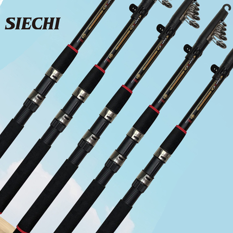 SIECHI Guide Lure Weight 70-250g Sea Boat Jigging Fishing Rod 1.8M-3.6M Carbon Fiber Saltwater Spinning Fishing Rod ► Photo 1/6