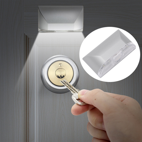 Home Infrared PIR Keyhole Light Auto ON/OFF Detector Door Lock Light Wireless Night Lamp For Stairs Warehouse Cupboard Wardrobe ► Photo 1/6