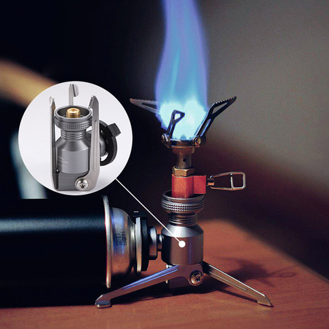 CAMPINGMOON Tripod Butane Canister Adapter Collapsible Gas Stove Connector Gas Lamp Tank Stand Connector ► Photo 1/6
