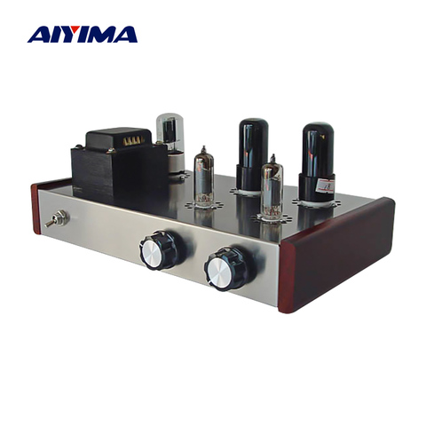 AIYIMA Bluetooth Preamplifier Class A Tube Pre Amplifier Professional Vacuum Tube Preamp Amp 6j4 6p6p 6z5p DIY For Home Theater ► Photo 1/5