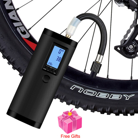 Multi-Function Electric Air Pump For Ball And Car Bike Tires MTB Road Bike Cycling Air Compressor Mini Rechargeable Air Inflator ► Photo 1/6