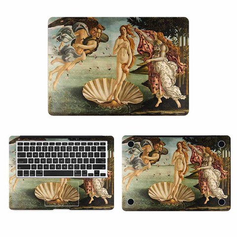 The Birth of Venus Decal Protective Skin Vinyl Stickers for Macbook Air Pro16