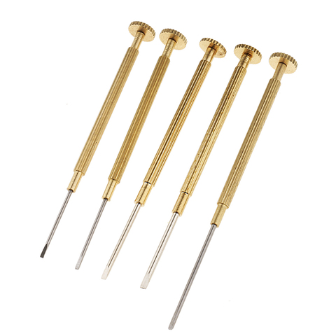 5pcs Min Precision Watch Flat Blade Screwdriver Set For Watchmakers Tool Kit ► Photo 1/6