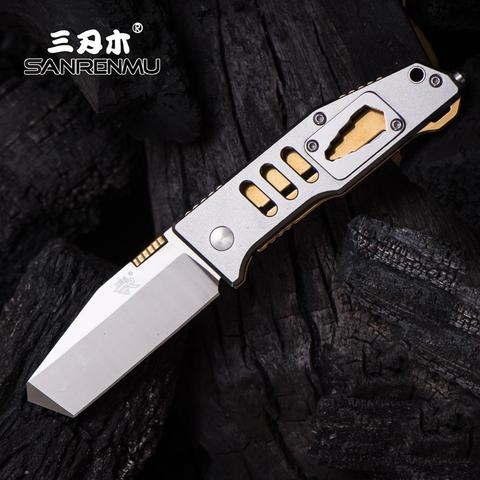 Multi-functional Outdoor Camping Rescue Tool Edc Camping Hunting SANRENMU 7046 Pocket Folding Knife 8cr13mov Blade ► Photo 1/6