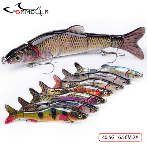 Swimbait Fishing Lures Hard Bait Weights 40g Swim Bait Saltwater Lures Articulos De Pesca Isca Artificial Wobbler Fake Fish ► Photo 1/6