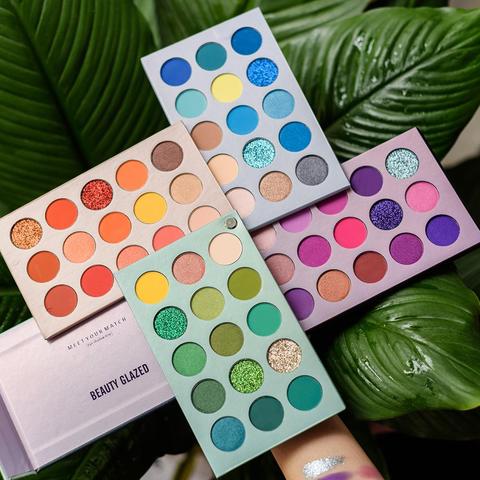 Beauty Glazed New Makeup Eyeshadow Pallete Gorgeous Me 63 Colors Pressed Glitter Eye shadow Palette Color Board Palette ► Photo 1/6