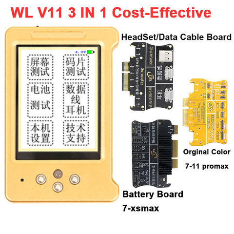 WL V11 LCD Screen Original Color Programmer for Phone 11 XR XSMAX XS 8P 8 7P Earphone/Touch/Battery Repair Good as Qianli iCopy ► Photo 1/6