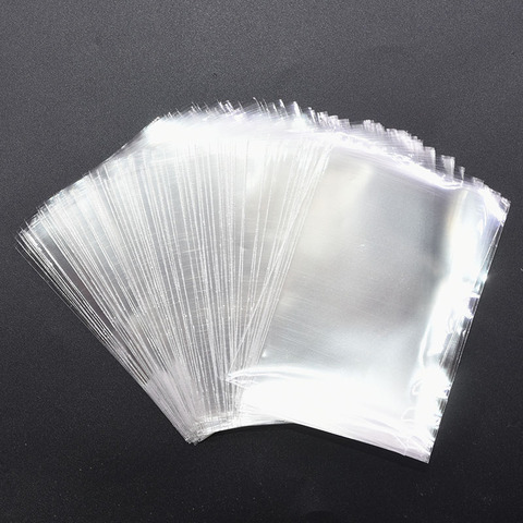 100pcs/pack Transparent Cellophane Bag Clear Opp Plastic Bags for Candy Lollipop Cookie packing Packaging Wedding Party Gift Bag ► Photo 1/6