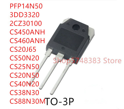 10PCS PFP14N50 3DD3320 2CS30100 CS450ANH CS460ANH CS20J65 CS50N20 CS25N50 CS20N50 CS40N20 CS38N30 CS88N30M TO-3P ► Photo 1/1