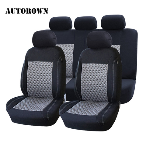 AUTOROWN Car Seat Cover Universal For Toyota BMW KIA Honda Polyester Automobiles Seat Covers Interior Accessories Seat Protector ► Photo 1/6