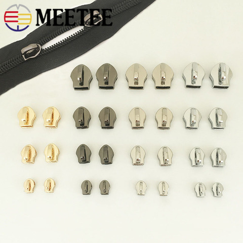 25pcs Zipper Sliders for 3# 5# 8# 10# Nylon Zipper Down Jacket Pocket Zipper Head Bag Zip Repair Kits DIY Sewing Accessories ► Photo 1/6