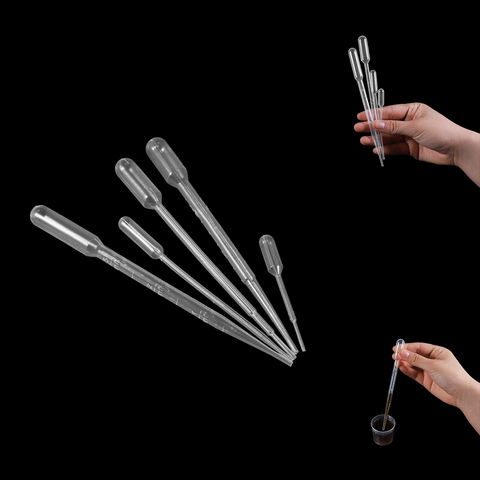 20-200Pcs 0.2-3ML Plastic Disposable Pipettes Squeeze Transfer Pipettes Dropper For Silicone Mold UV Epoxy Resin Jewelry Making ► Photo 1/6