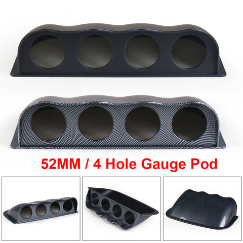 2inch 52MM Universal Racing 4 Holes Dash Board Quad Gauge Holder Pod ABS Dashboard For 52MM Car Gauges Car Meter ► Photo 1/5