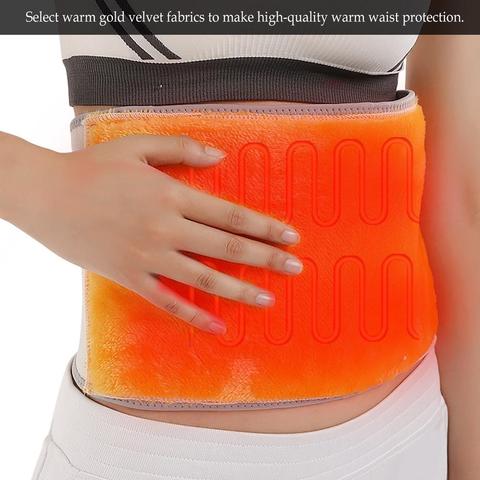 Winter Warm Waist Belt absorbs sweat Thermal Plush Waist Warmer Belt for Cycling Outdoor sport protection ► Photo 1/6