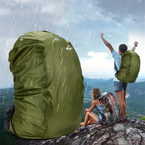 35 / 45L Adjustable Waterproof Dustproof Backpack Rain Cover Portable Ultralight Shoulder Protect Outdoor Tools Hiking Bag Cover ► Photo 1/6