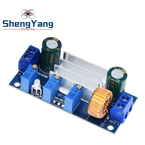 Automatic Protection! 5A Max DC-DC XL4005 Step Down Buck Power Supply Module Adjustable CC/CV Lithium Charge Board for Arduino ► Photo 1/6