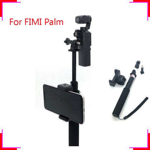 FIMI Palm Selfie Stick Extension Pole Stick tripod Foldable Stabilizer Rod Monopod gimbal Holder clip 1/4inch Tripod Screw Mount ► Photo 1/6