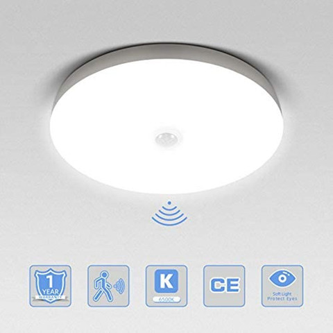 PIR  Motion Sensor Ceiling Lights Modern Surface Mounted Led Panel Ceiling Lamp for Living Room Lighting Fixture ► Photo 1/6