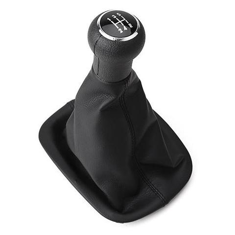 Black 5-Speed Shifts Knob Gear Boot Cover for Volkswagens PASSATs B5 ► Photo 1/6