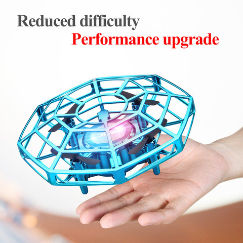 Mini Drone UFO Toys Infrared Sensing Control Hand Flying Aircraft Quadcopter Infraed RC Helicopter  Kid Toy ► Photo 1/6