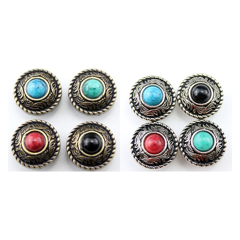 DIY leather craft 12mm wallet decoration diamond metal screws rivet button 10pcs/lot ► Photo 1/6