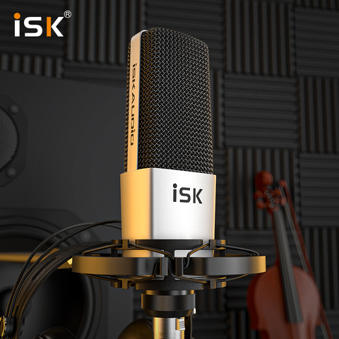 iSK S700 professional 5V power supply studio condenser recording microphone mobile phone computer universal for live broadcast ► Photo 1/5