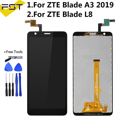 5.0''For ZTE Blade L8 / Blade A3 2022 LCD Touch Screen Panel Glass Display Digitizer Panel Glass Assembly Parts For ZTE A3 2022 ► Photo 1/4