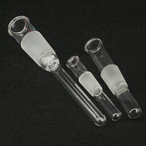 Ground Mouth #14 #19 #24 Joint Length 40mm 100mm Glass Thermometer Adapter Lower Tube Lab ► Photo 1/1