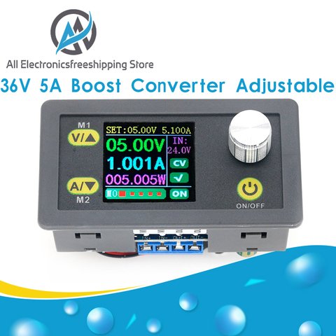 WZ3605E DC DC Buck Boost Converter CC CV 36V 5A Power Module Adjustable Regulated laboratory power supply Voltmeter ammeter ► Photo 1/6