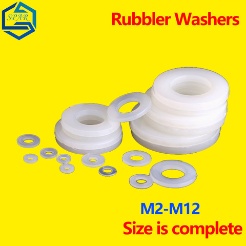 Pain Washers Nylon Gasket Screw Thick Insulating Flat Gasket Plastic/rubber Washer M2M2.5M4M5M6M8M10M12-M20 ► Photo 1/6