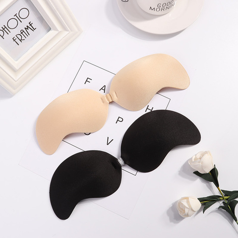 New Sexy  Invisible Bras Women Push Up Silicone Mango Bra Self Adhesive Seamless Strapless Front Closure Gel Lingerie  Hot ► Photo 1/6
