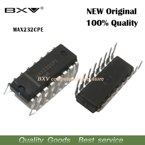 10PCS MAX232CPE DIP16 MAX232C DIP MAX232 DIP-16 MAX232EPE RS-232 Drivers/Receivers new original IC ► Photo 1/1