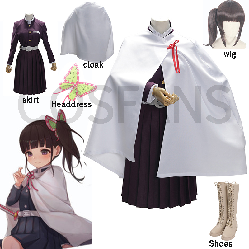 Price History Review On Anime Demon Slayer Kimetsu No Yaiba Kanao Tsuyuri Kanawo Uniform Cosplay Costume Women Kimono Party Dress Full Set Wig And Shoes Aliexpress Seller Undersea World