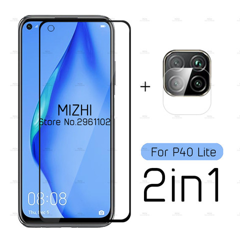 Buy Online 2in1 Protective Glass For Huawei P40 Lite Camera Screen Protector For Huawei P 40 Lite Light Lit P40lite Glass Film Jny L21a Alitools