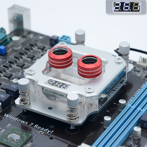 FREEZEMOD computer PC CPU AMD AM3 AM4 water cooling block  temperature sense motherboard heatsinK 4pin RGB/3pin RBW. UPR-2022 ► Photo 1/6