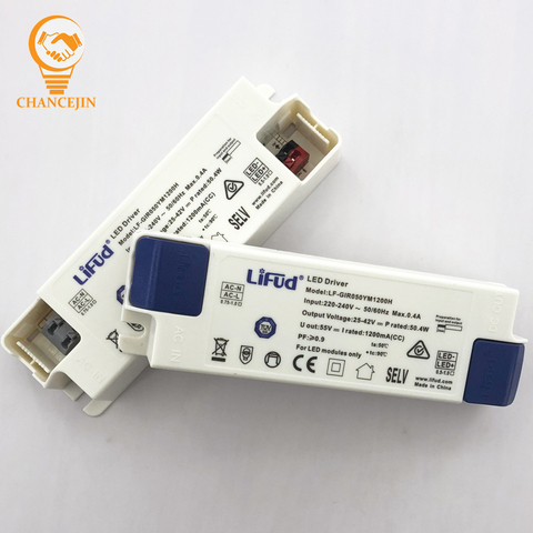 LiFud LF-GIR050YM1200mA LED driver 30-50W LED transformer without cable Input 220-240V 50/60Hz Output Voltage 25-42V 1200mA ► Photo 1/6