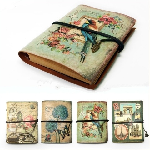 Vintage Stationery PU Leather Notebook Creative Kraft Paper Planner Sketchbook Agenda Diary Notebooks ► Photo 1/6