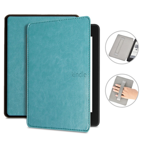 Luxury Leather Cover for  Kindle Paperwhite 4 , Case for PQ94WIF Funda  Kindle Paperwhite 2022 +Handstrap gift Film+pen - Price history & Review, AliExpress Seller - Shy Bear Case Store