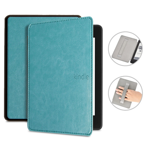 Luxury Leather Cover for Kindle Paperwhite 4 , Case for PQ94WIF Funda Kindle Paperwhite 2022 +Handstrap gift Film+pen - Price history & Review, AliExpress Seller - Vimarsana News